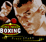 Prince Naseem Boxing Title Screen